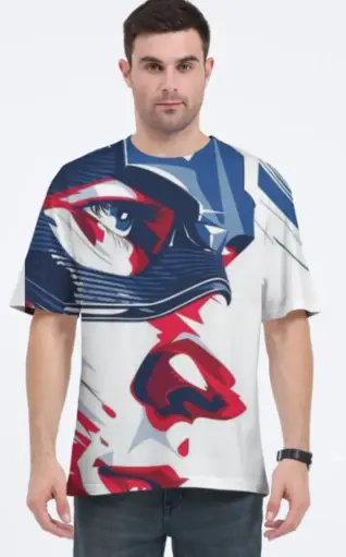 captain amarica print t-shirt/tee for mens